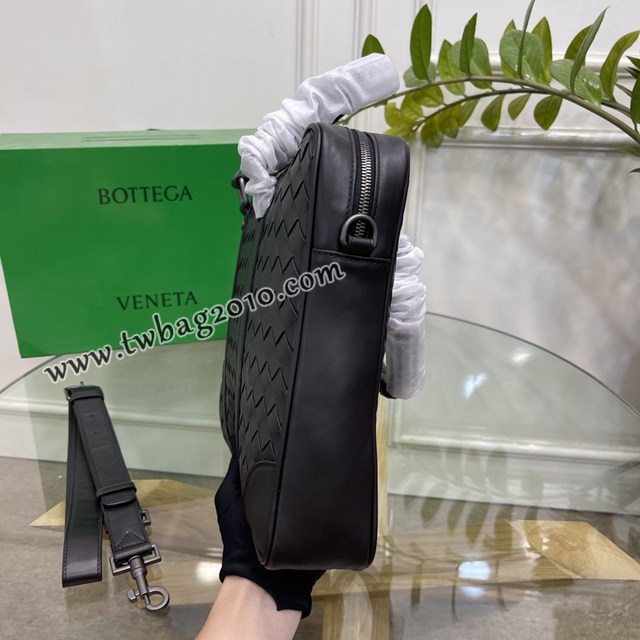 Bottega veneta高端男包 98083 寶緹嘉原單胎牛皮男包 BV經典款編織男士手提公事包  gxz1191